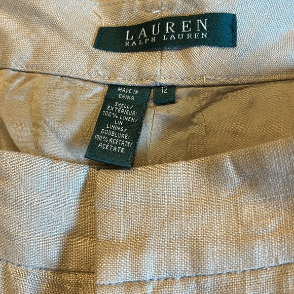 LRL lined linen pants - Picture 4 of 4